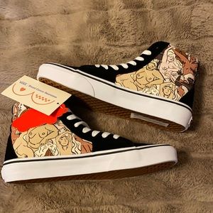 Breast Cancer Awareness Vans High Tops